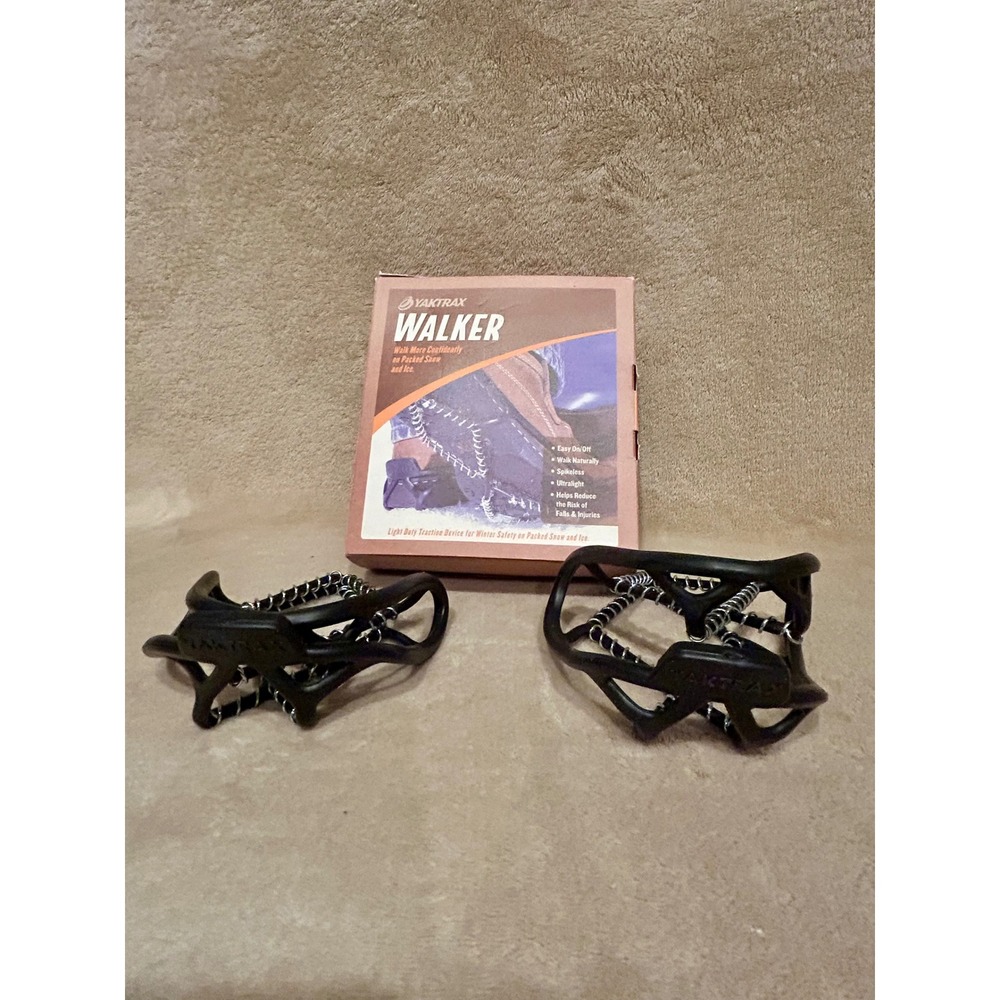 Yaktrax Walker Small Men 5-8.5 Womens 6.5-10 Walking Running. Traction Device